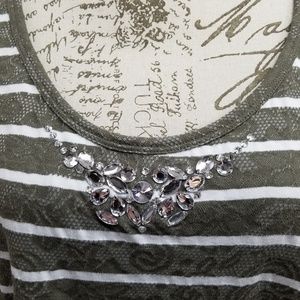 Lane Bryant Tops - Lane Bryant Plus Size Embellished Tank 18/20 Lane Bryant Tops - Lane Bryant Plus Size Embellished Tank 18/20